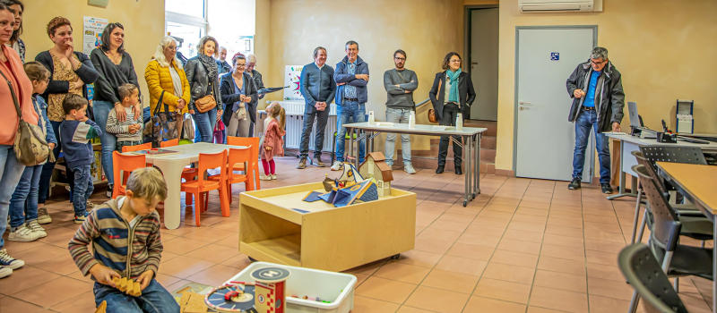 La ludothèque de Nogaro a déménagé dans une grande salle de réunion dans le centre