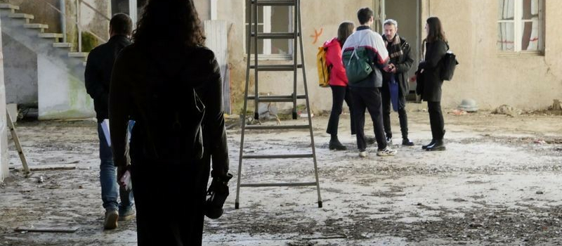 Visite des friches pour les candidats au concours d’architecte EUROPAN