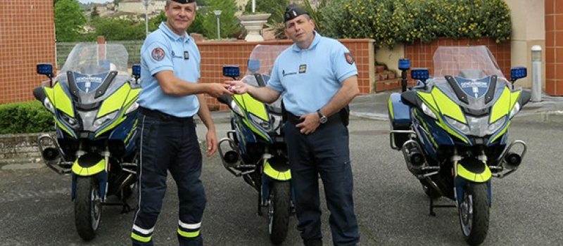 Des nouvelles motos BMW pour les gendarmes gersois.