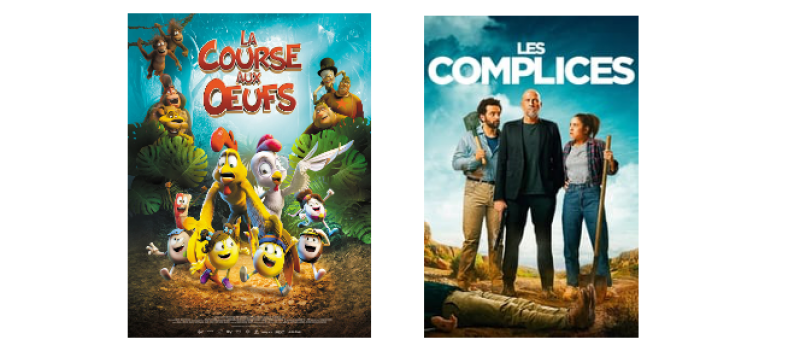 Animation et comédie au cinéma vendredi