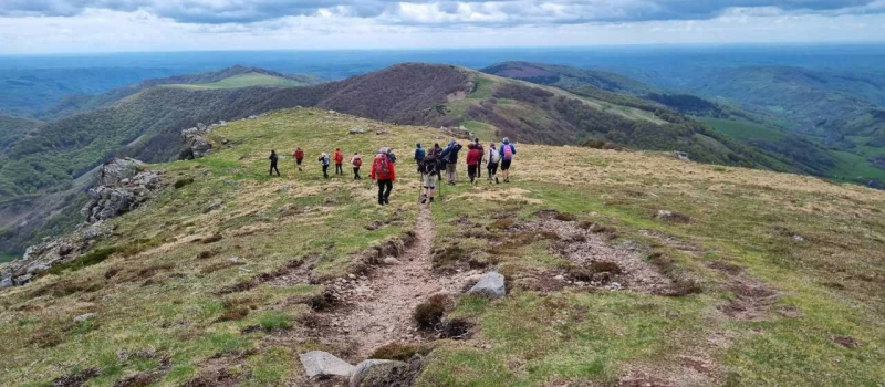 Randonnées dans le Cantal avec La Marmotte Gersoise