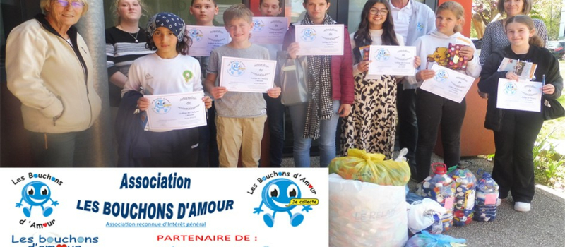 Collecte de " Bouchons d'Amour "