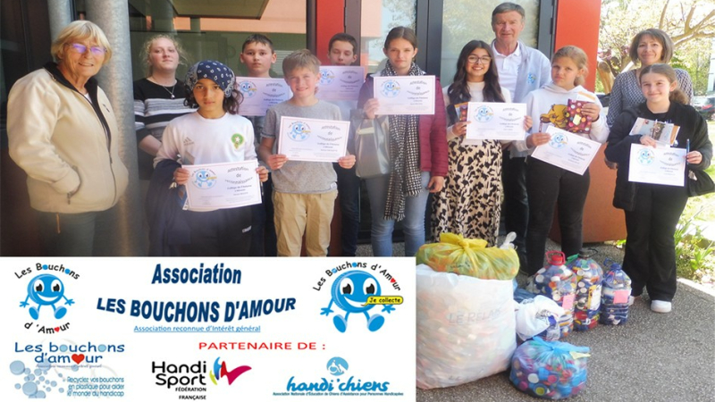 Collecte de " Bouchons d'Amour "