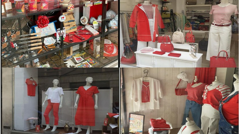 Tous en rouge et blanc