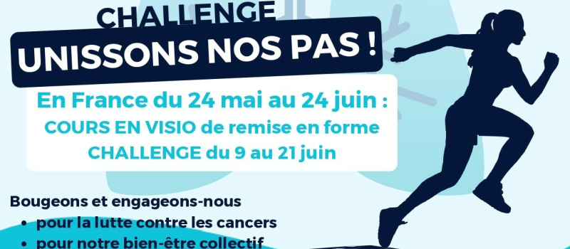 Challenge "Unissons nos pas" : inscrivez-vous !