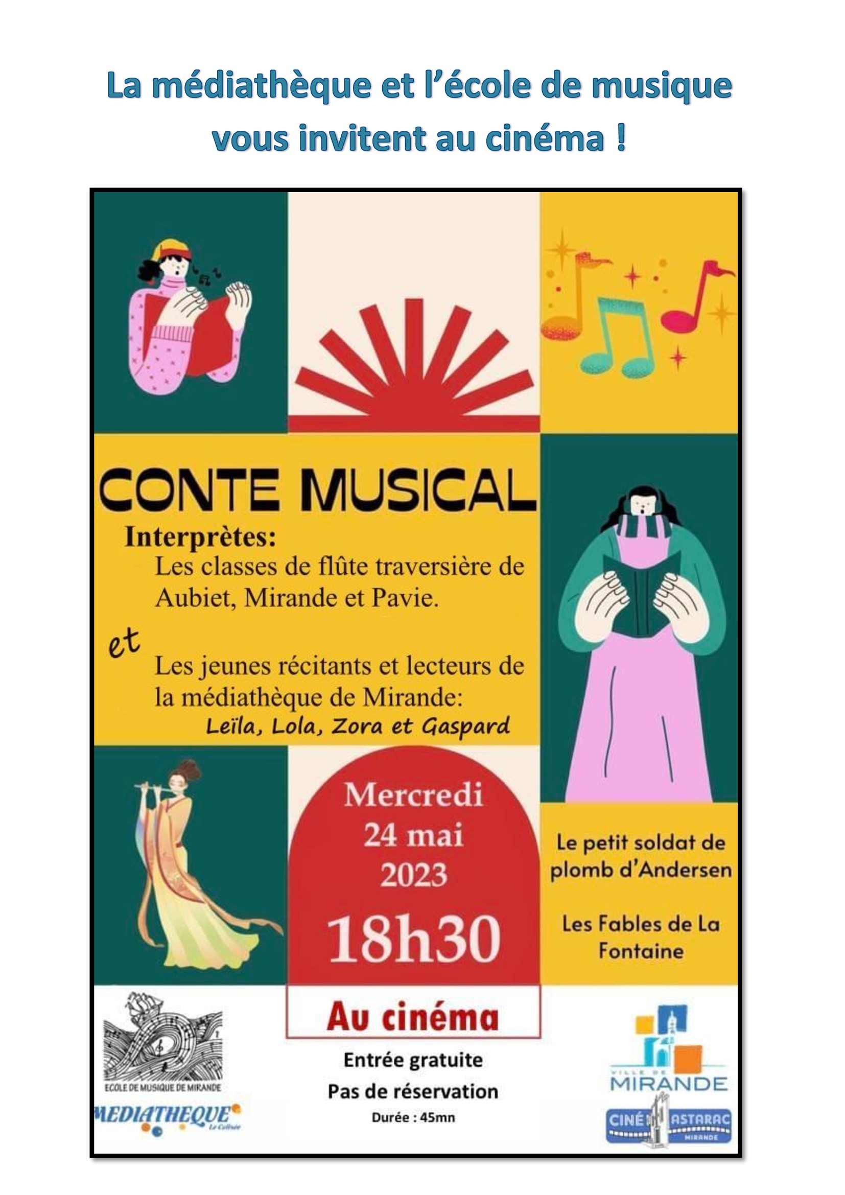 Conte Musical par la médiathèque