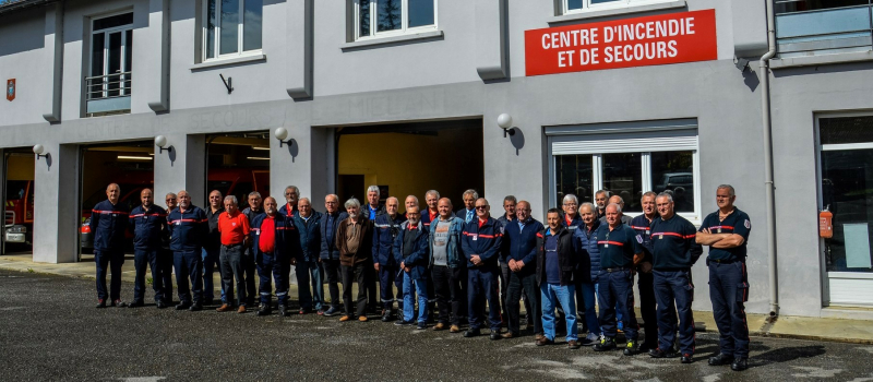 Sapeurs-pompiers réservistes réunis