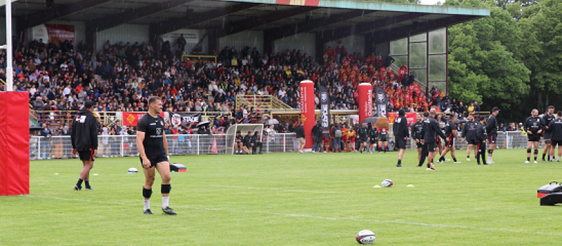 Les joueurs du Stade Toulousain à l'Isle-Jourdain