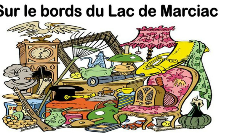 Foire à tout au bord du lac