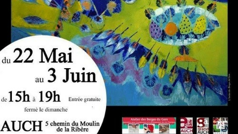 Exposition à l'Atelier des Berges du Gers