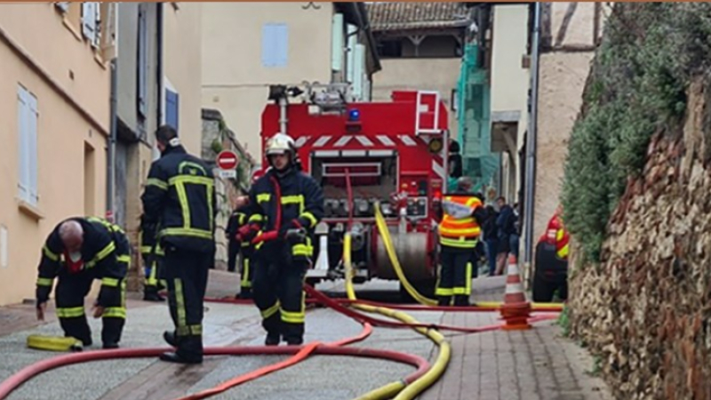 Départ de feu en ville : le pire évité