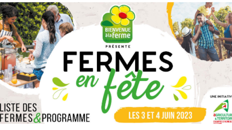 Fermes en fête les 3 et 4 juin !
