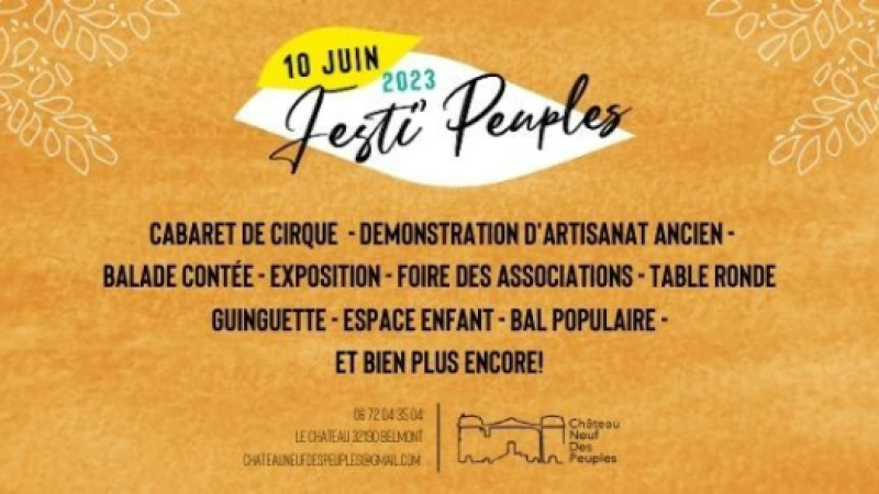 Un voyage dans le temps avec le Festi'Peuples !