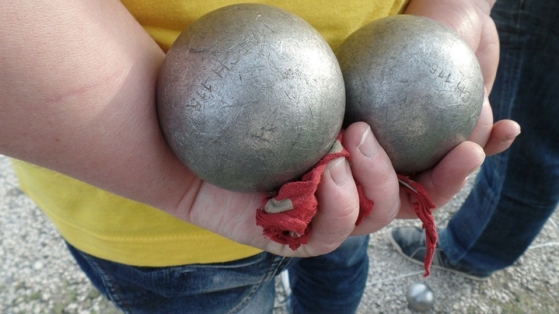 Concours de pétanque