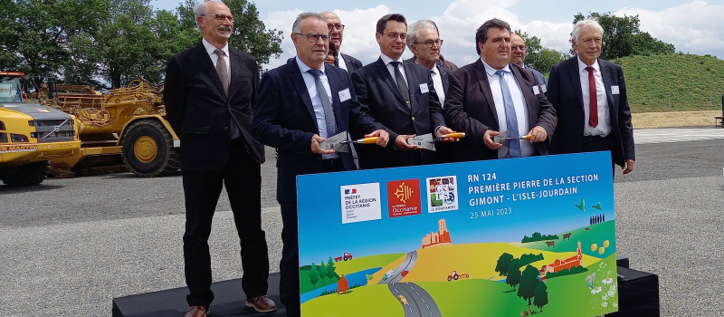 RN 124 : Coup d'envoi des travaux de la dernière tranche des travaux