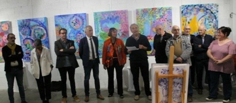 Vernissage de Marthe Huigens à l’Atelier des Berges du Gers