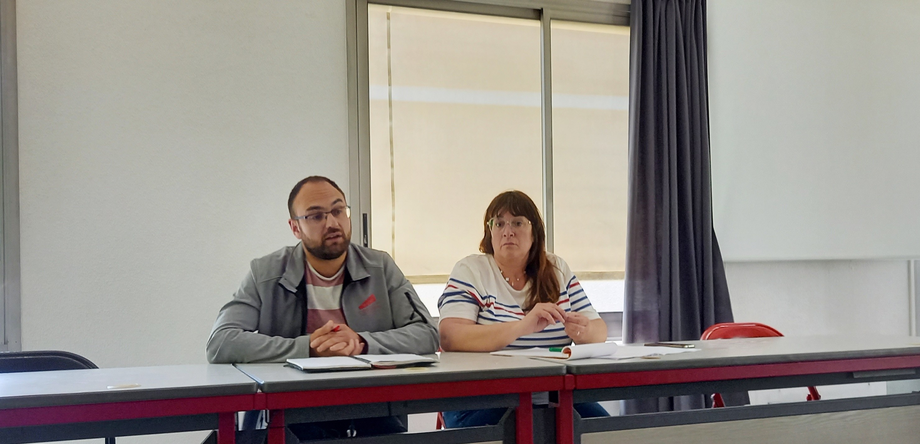 Laurent Ponsin, JA 32, et Muriel Pelizza, FDSEA 32 : " Il y a urgence".
