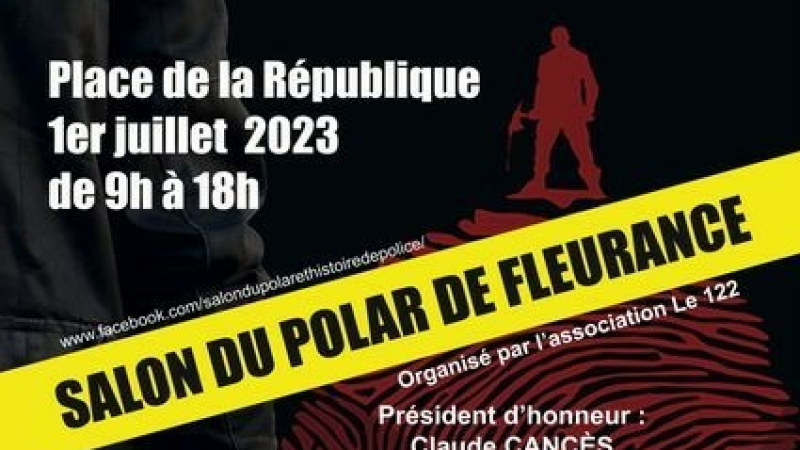 Le Salon du polar de Fleurance, intrigue, suspense et tension  le samedi 1er juillet 2023.