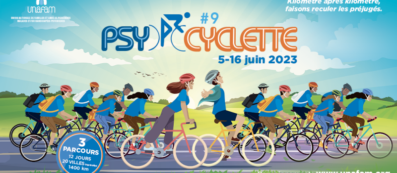 La 6ième étape de Psycyclette 2023 arrive à Auch