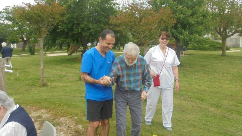 Madame BOURDENS, résidente de l’EHPAD, originaire d’Aignan, a fêté ses 100 ans