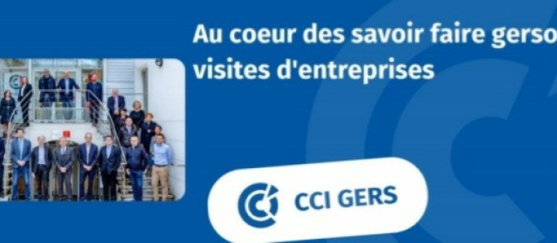Visites d'entreprises de Rémi BRANET, Président de la CCI du Gers