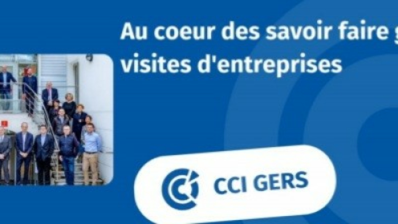 Visites d'entreprises de Rémi BRANET, Président de la CCI du Gers