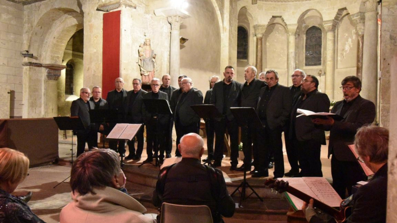 Le Chœur d'Hommes "Vaya Con Dios " en concert