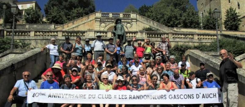 Les Randonneurs Gascons ont fêté leurs quarante années d'existence  synonymes de joie, d'enthousiasme et de pur bonheur