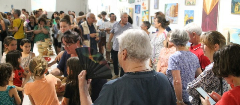 Vernissage des œuvres des adhérents jeunes et adultes de l’Atelier des Berges du Gers