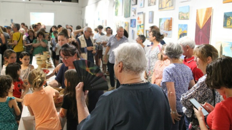 Vernissage des œuvres des adhérents jeunes et adultes de l’Atelier des Berges du Gers