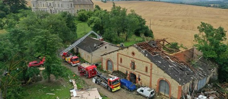 Les sapeurs-pompiers mobilisés suite aux évènements climatiques
