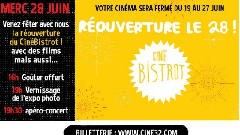 Après la pause CINE 32  réouvre
