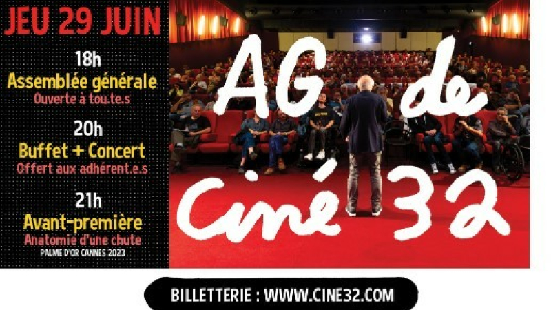 L'AG et les animations  de Ciné 32 pour l'été