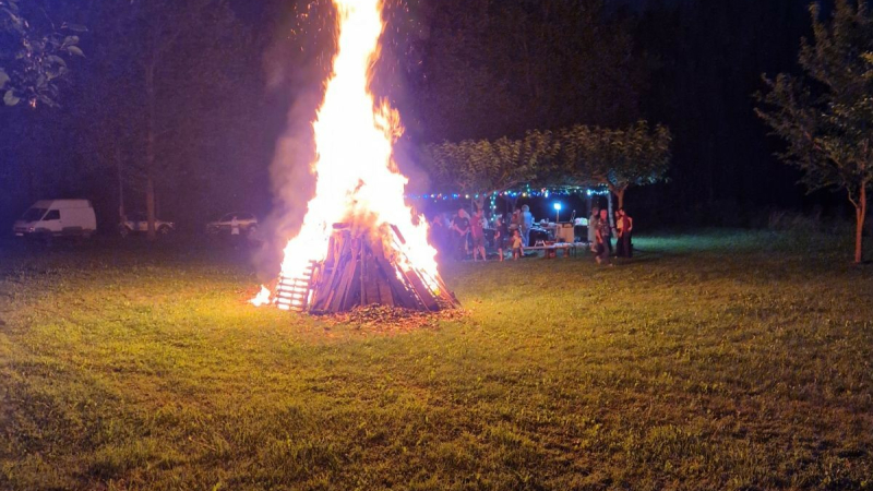 Toujours le même succès pour le feu de la Saint Jean