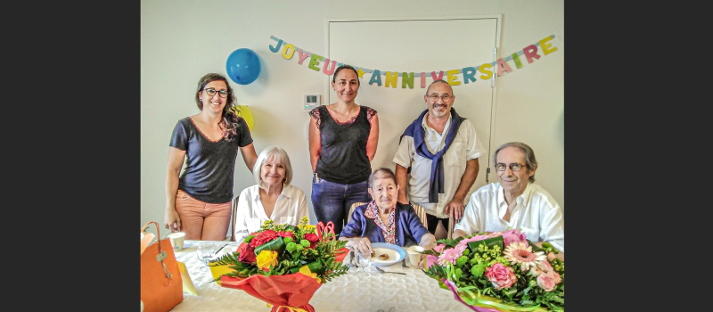 Une centenaire fêtée à l'hôpital de Nogaro