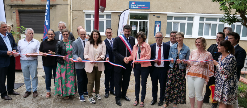 La ministre, Agnès Firmin Le Bodo, a inauguré le Centre territorial de santé