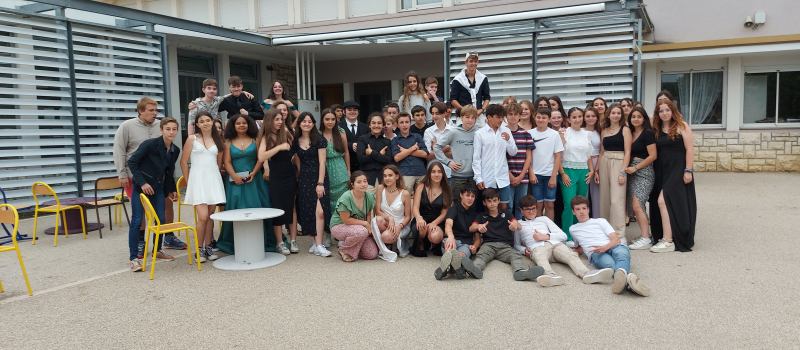 Premier bal de promo dans l'enceinte du  collège Gabriel Séailles!