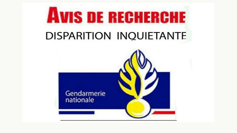 Avis de recherche émanant de la gendarmerie