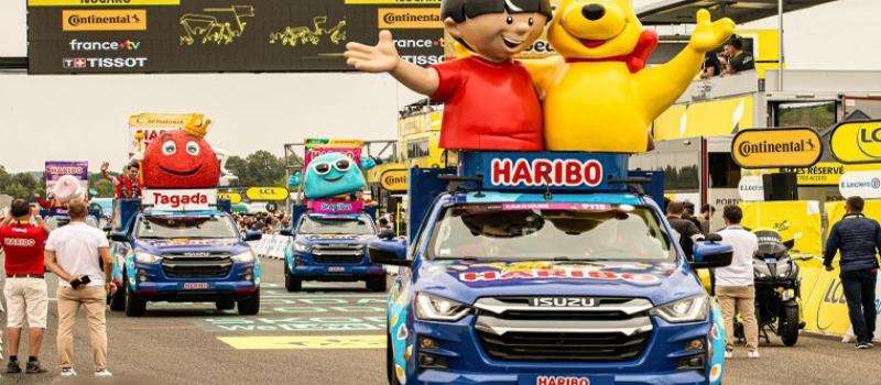 La caravane et les installations du Tour de France à Nogaro (IV)