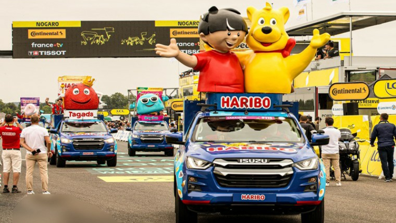 La caravane et les installations du Tour de France à Nogaro (IV)