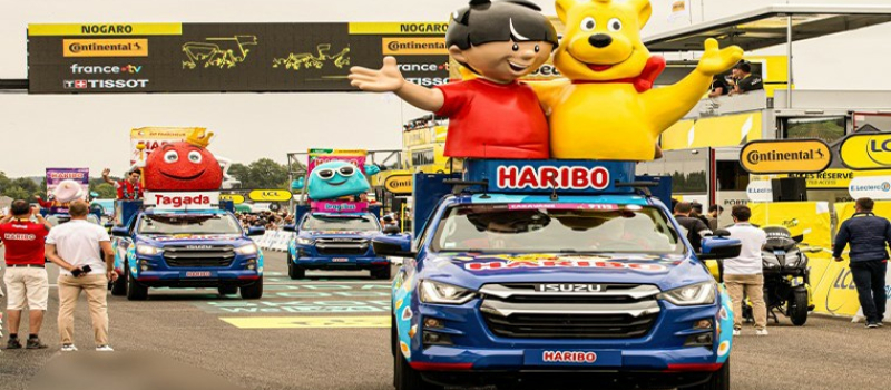 La caravane et les installations du Tour de France à Nogaro (V dernier)