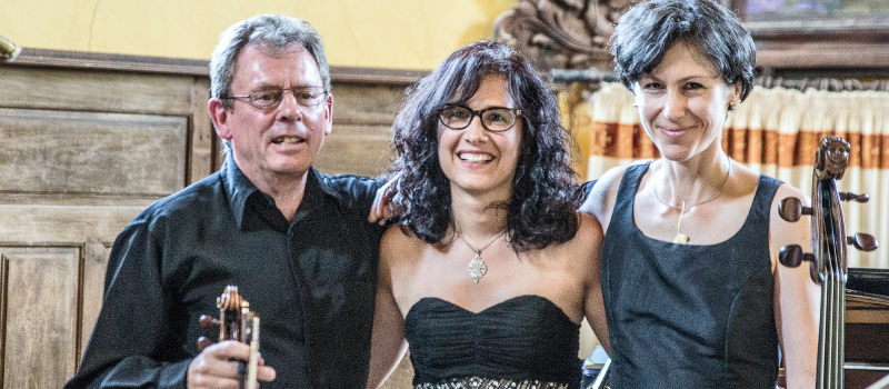 Le Trio «Inssonnance» joue Mozart, Schubert, Saint-Saëns, Villa-Lobos à la chapelle de Toujun au Houga