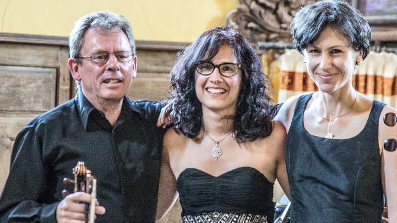 Le Trio «Inssonnance» joue Mozart, Schubert, Saint-Saëns, Villa-Lobos à la chapelle de Toujun au Houga