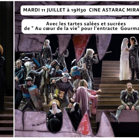 Soirée Ciné-Opéra à Mirande : Une expérience sensorielle entre musique et gourmandise avec Le Trouvère de Verdi