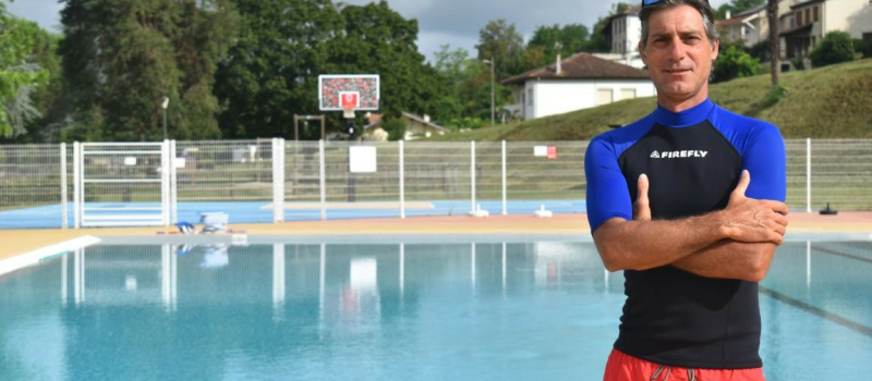 La piscine  est ouverte