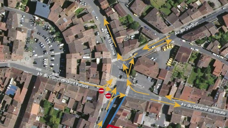 Habilitation d'une liaison piétonne et d'un commerce de proximité
