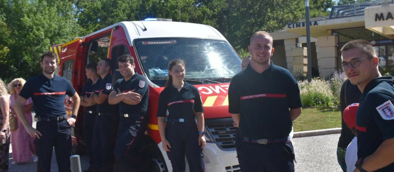 14 juillet, les sapeurs-pompiers défilent