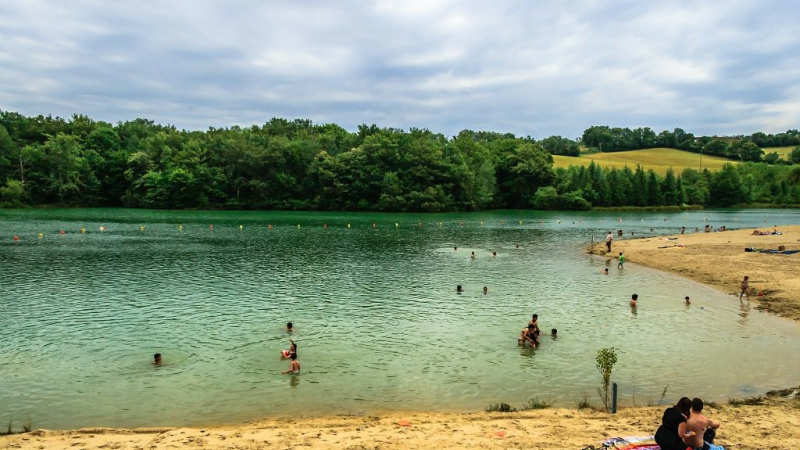 Ouverture de la baignade au lac de Lacoste !