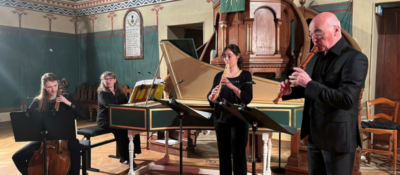 Flûte à bec en dialogue au château de Cassaigne