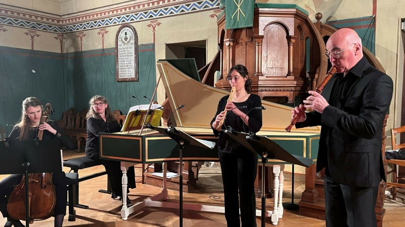 Flûte à bec en dialogue au château de Cassaigne